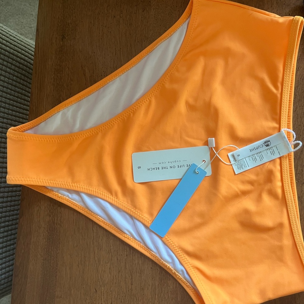 High rise bikini bottoms